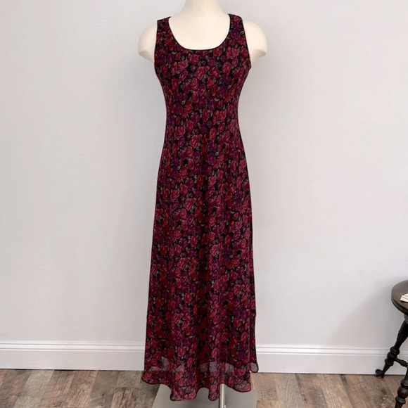 Vintage Positive Attitude 2-Piece Floral Set Dress Size 6 - Picture 4 of 12